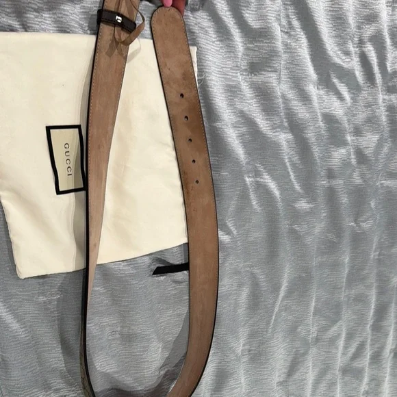 GG Supreme canvas belt finished with an interlocking G buckle. - Picture 8 of 13